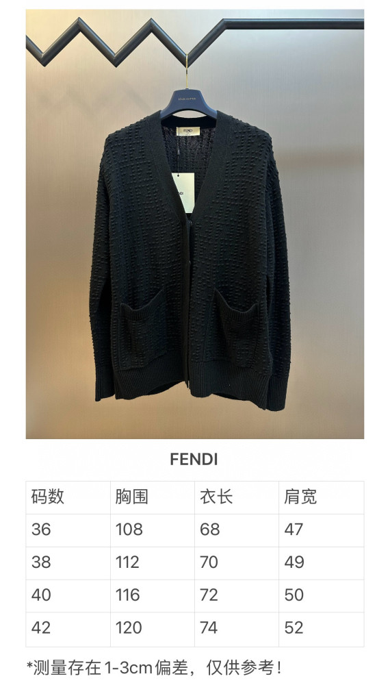 Fendi Wool Cardigan FZMY759