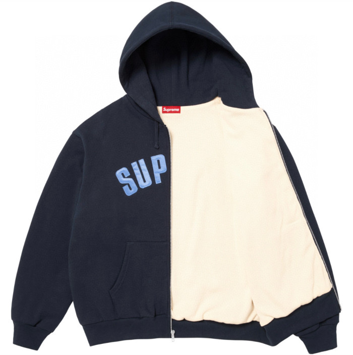 SUPREME 25FW ARC THERMAL LINED ZIP UP HOODED FZJK2332