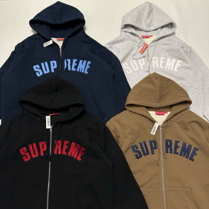 SUPREME 25FW ARC THERMAL LINED ZIP UP HOODED FZJK2332