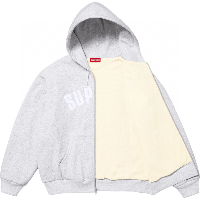 SUPREME 25FW ARC THERMAL LINED ZIP UP HOODED FZJK2332