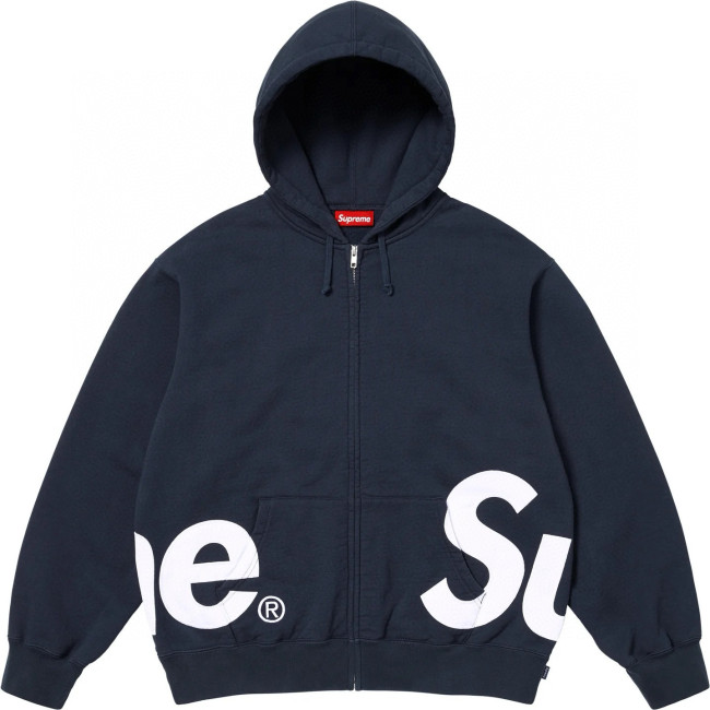 SUPREME Big Logo Zip Up Hooded Sweatshirt FZWY1978