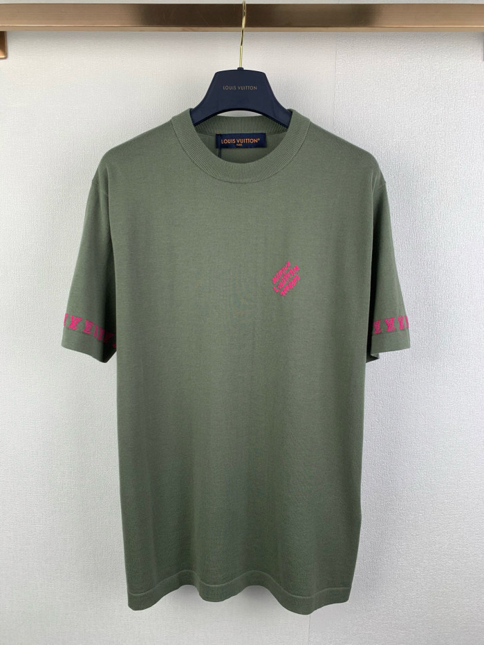 LV Marque L.Vuitton Déposée Knitted tee FZTX5440
