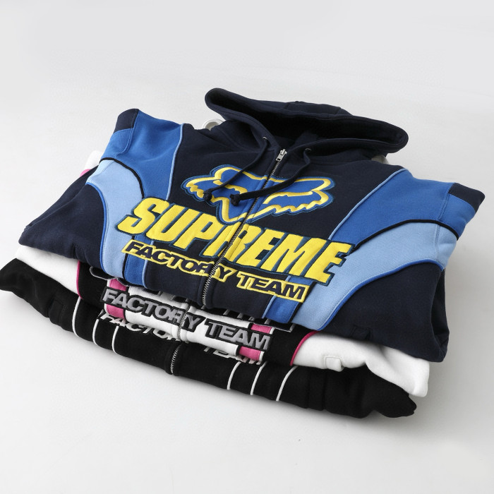Supreme X Fox Racing FW25 WEEK9 ZIP UP Hooded Sweatshirt FZWY1986