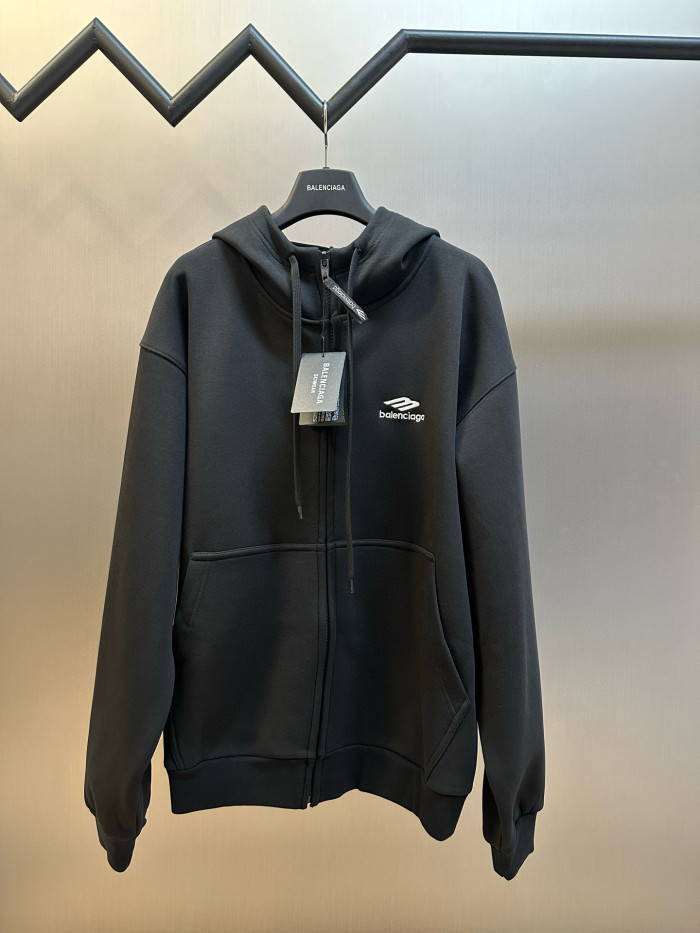 BALENCIAGA 3B SPORTS ICON ZIP HOODIE FZWY1985