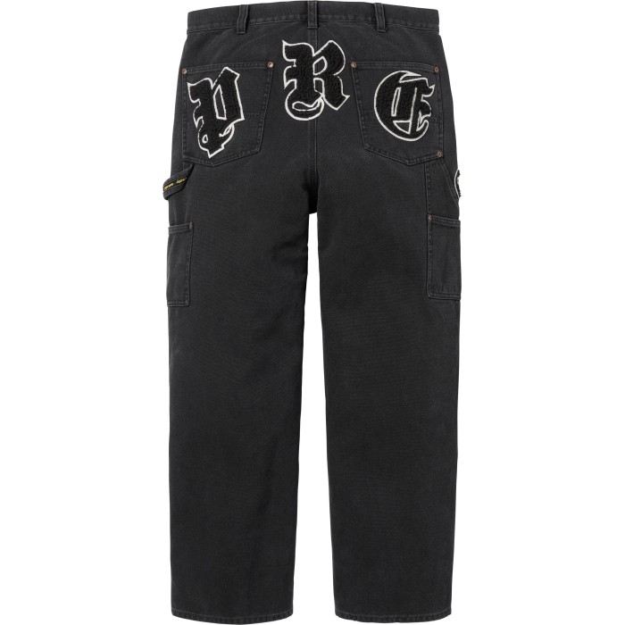 Supreme Old English Canvas Double Knee Painter Pant FZKZ1703