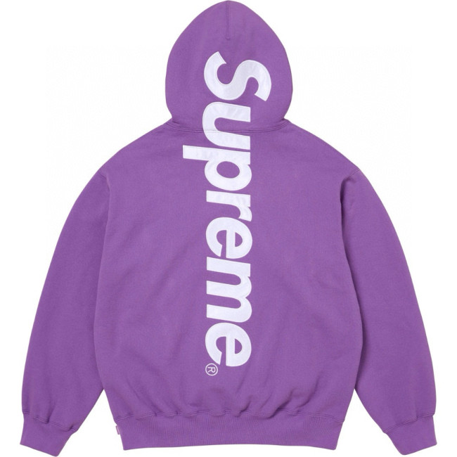 Supreme Satin Appliqué Hooded Sweatshirt FZWY1991