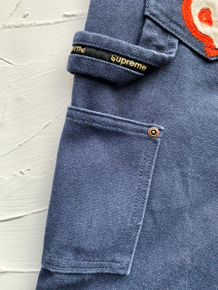 Supreme Old English Canvas Double Knee Painter Pant FZKZ1703
