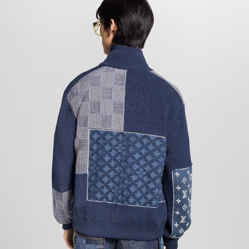 LV Monogram Damier Zip Cardigan FZMY790