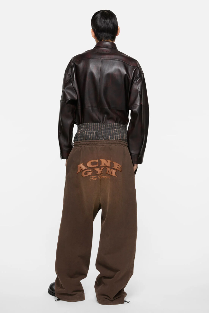 Acne Studios Layered logo sweatpants FZKZ1708