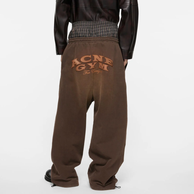 Acne Studios Layered logo sweatpants FZKZ1708