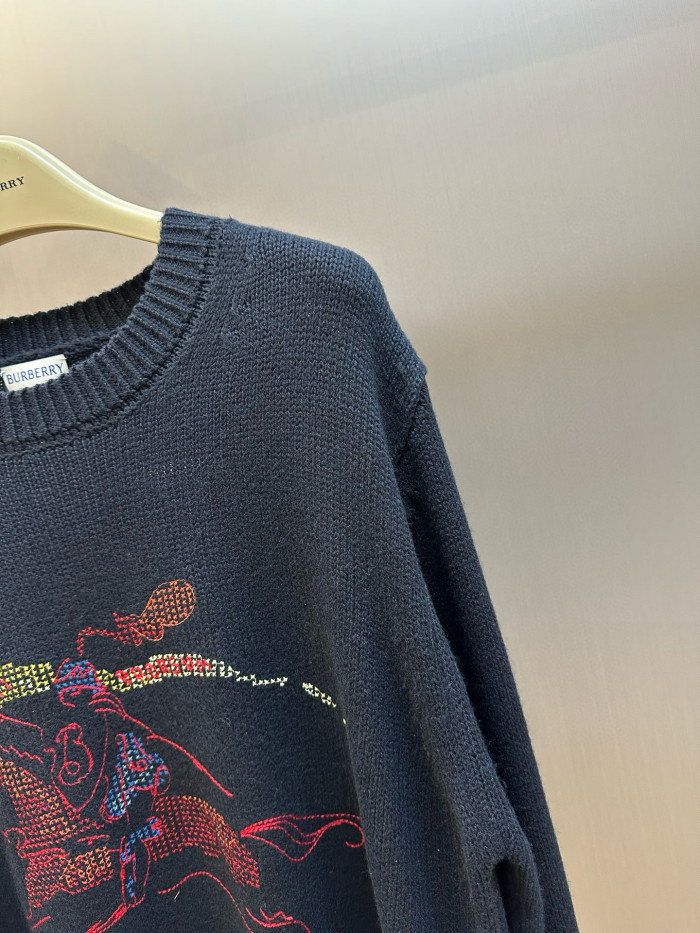 Burberry Cross Stitch EKD Wool Sweater FZMY794