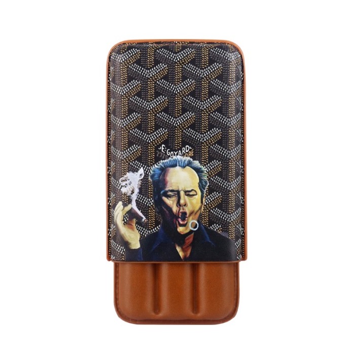 GOYARD Churchill 3 CIGAR CASE FZBB172