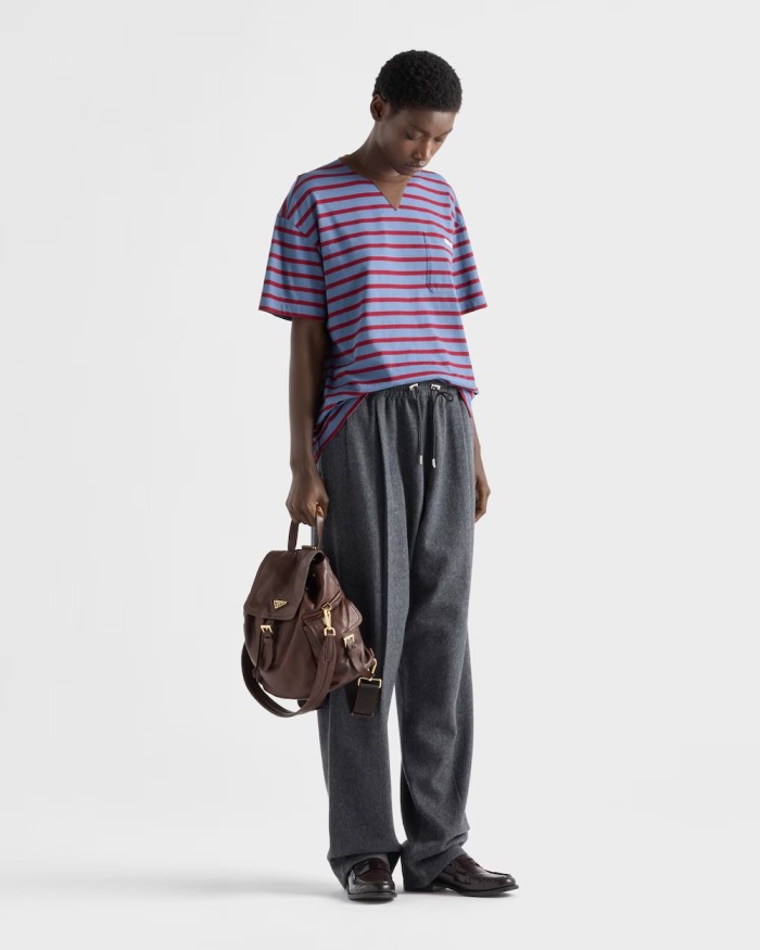 Prada stripe tee FZTX5420