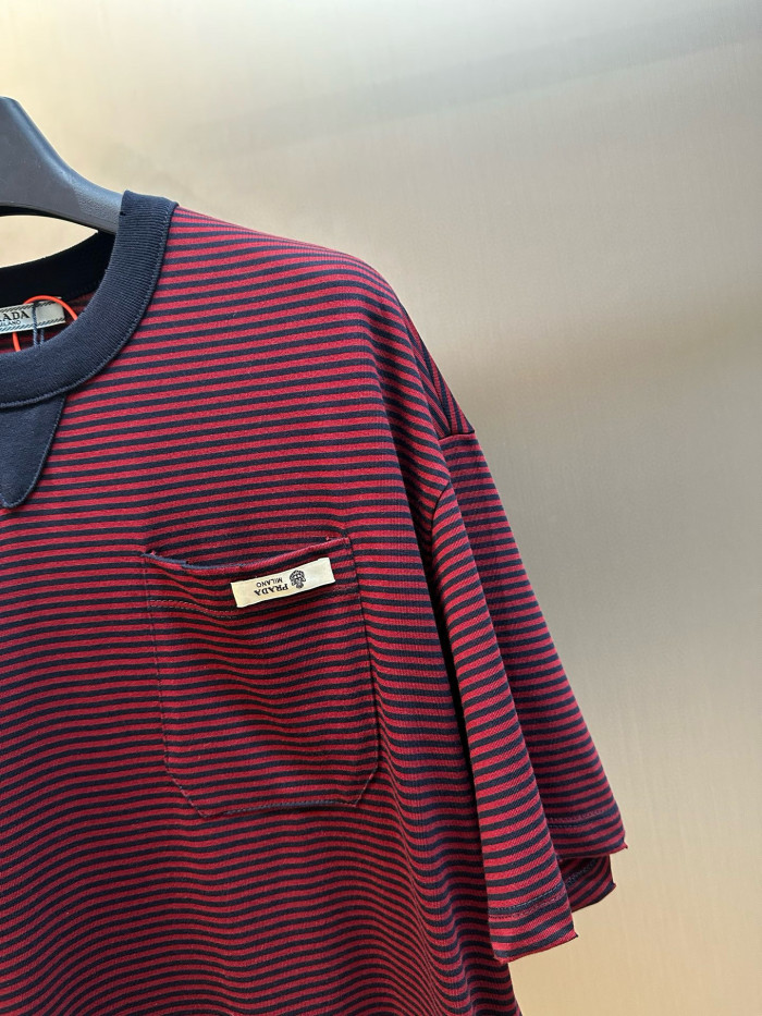 Prada stripe tee FZTX5497
