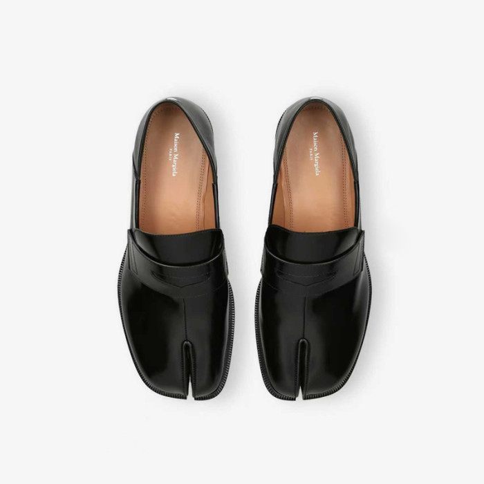 Maison Margiela MM6 Tabi City Babouche Leather Loafers FZXZ273