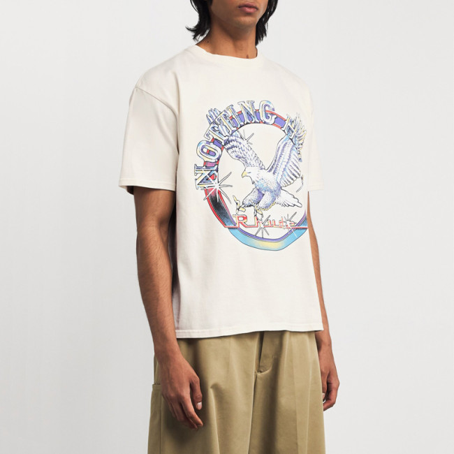 RHUDE Notting Hill Eagle Logo-Print Cotton-Jersey T-Shirt FZTX5516