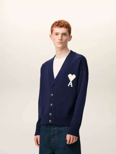 AMI Wool Cardigan FZMY802