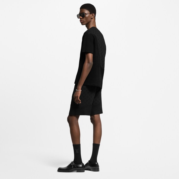 LV graphic jacquard MONOGRAM tee FZTX5521