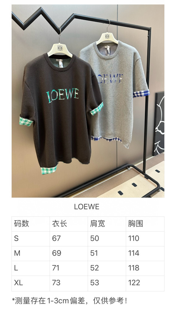 LOEWE Knitted tee FZTX5329
