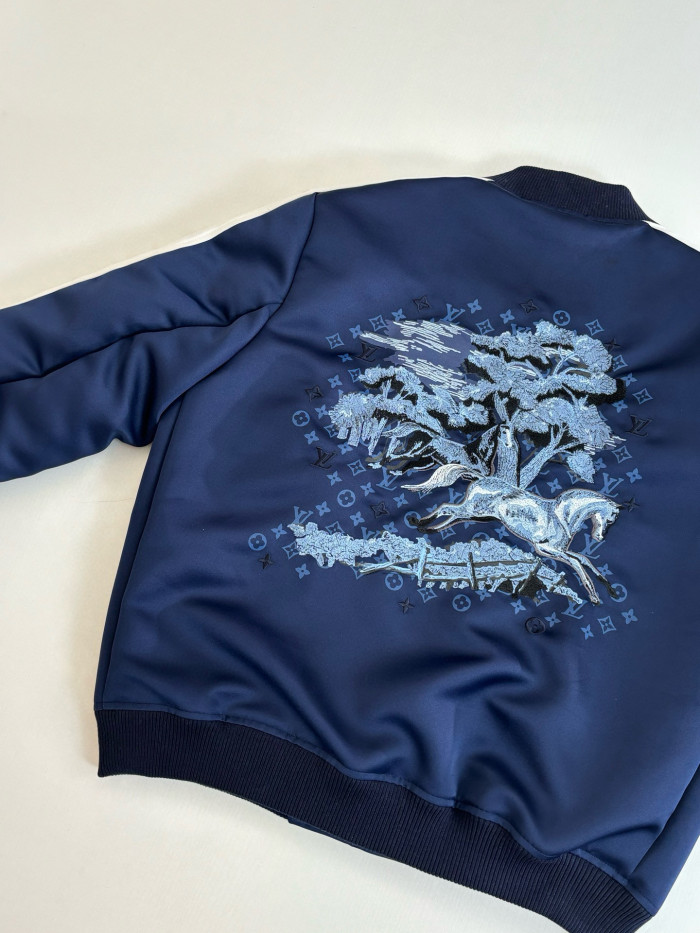 LV Monogram Horses Tapestry Jacket FZJK2408