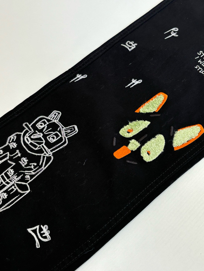 LOEWE X LOUIS WAIN Futurist Cat Jeans FZKZ1712