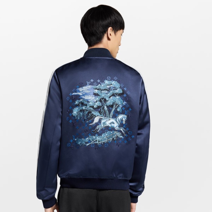 LV Monogram Horses Tapestry Jacket FZJK2408