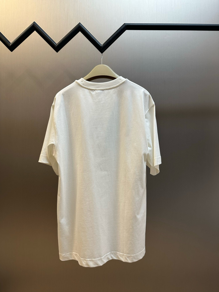 Burberry Knight Stamp Cotton T-shirt FZTX5557