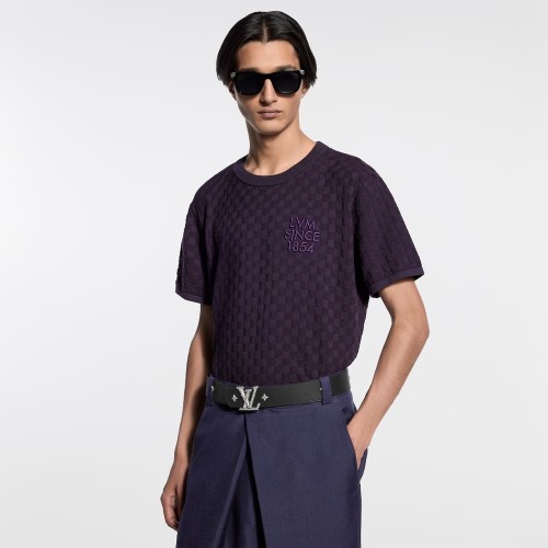 LV DAMIER jacquard tee FZTX5550