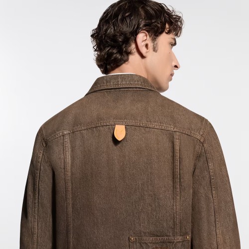 LV COFFEE INDIGO Denim Jacket FZJK2412