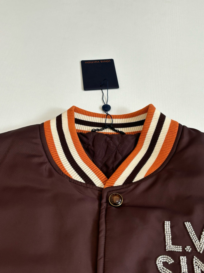 LV embellished bomber Jacket FZJK2411