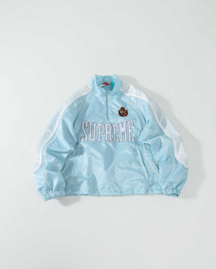 Supreme SS25 Satin Piping Pullover Jacket FZJK2416