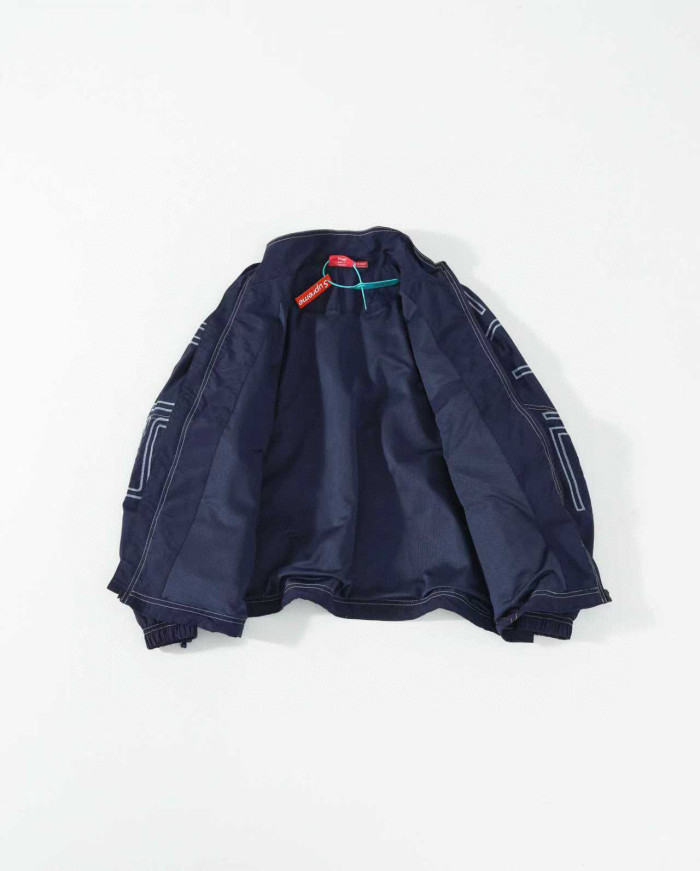 Supreme 25 SPELLOUT EMBROIDERED TRACK Jacket FZJK2415