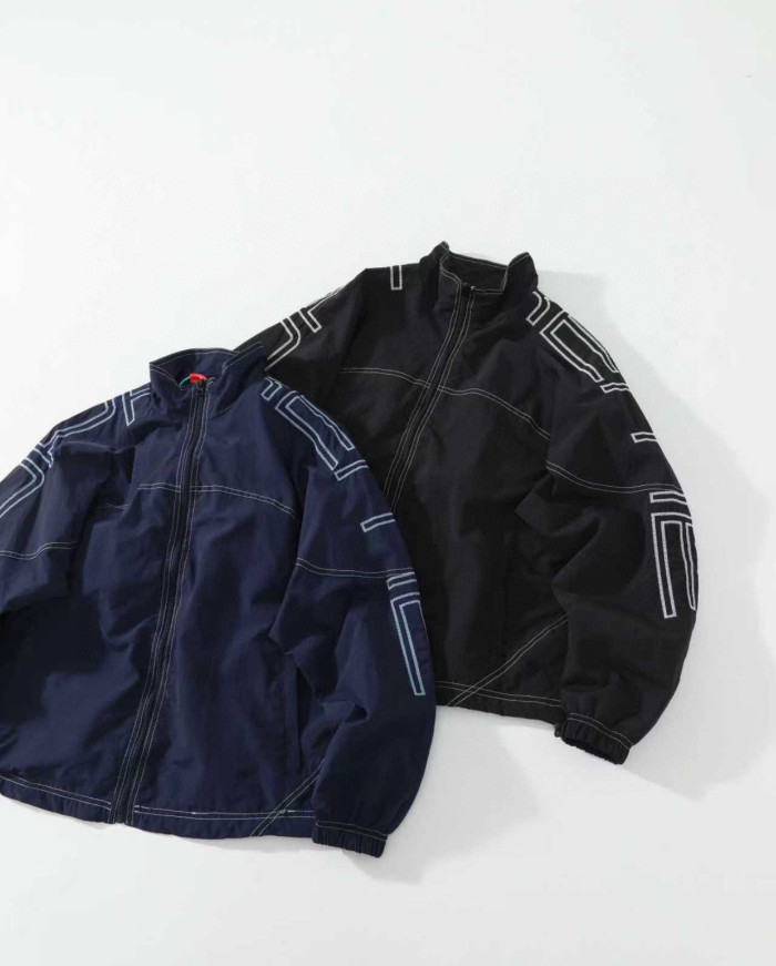 Supreme 25 SPELLOUT EMBROIDERED TRACK Jacket FZJK2415