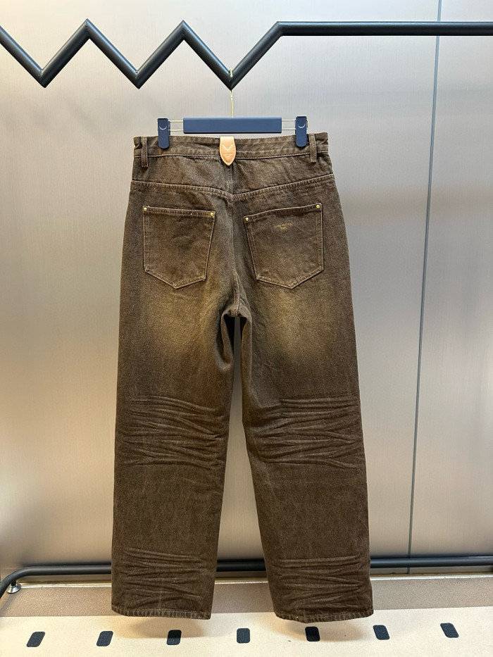 LV COFFEE INDIGO DENIM Jeans FZKZ1717