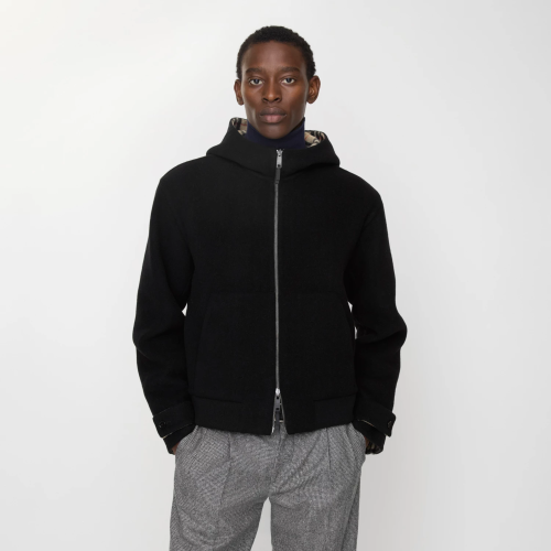 Burberry Reversible Wool Hooded Jacket FZJK2423