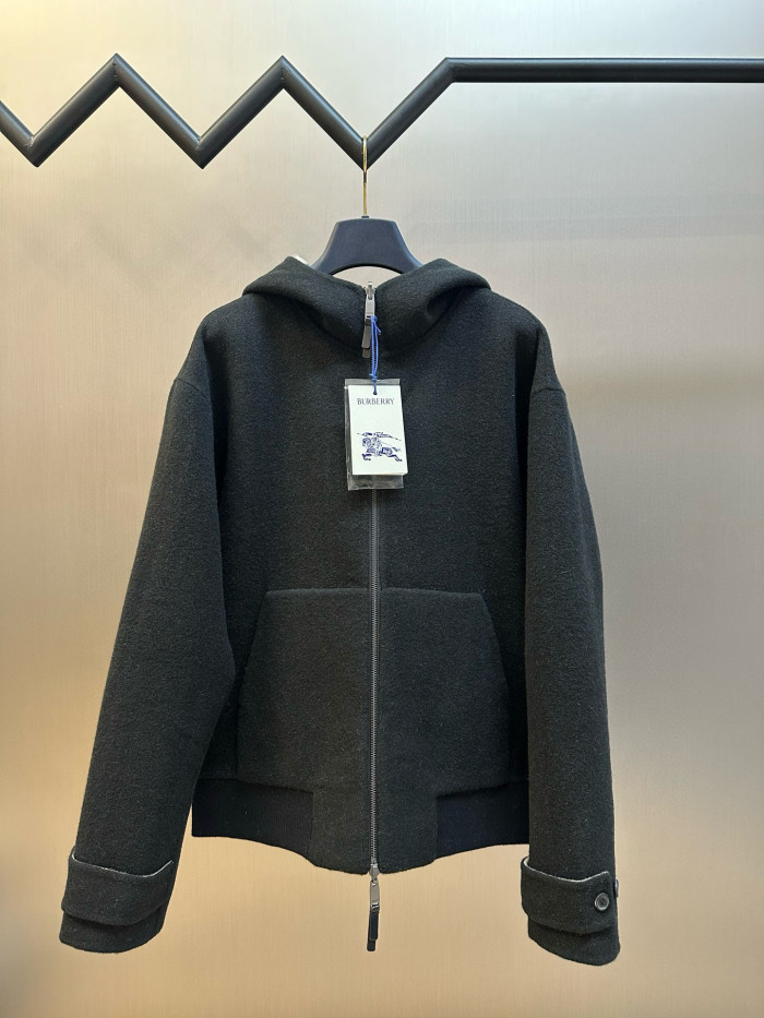 Burberry Reversible Wool Hooded Jacket FZJK2423