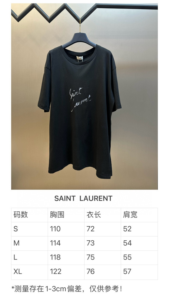 YSL SLP SAINT LAURENT tee FZTX5589