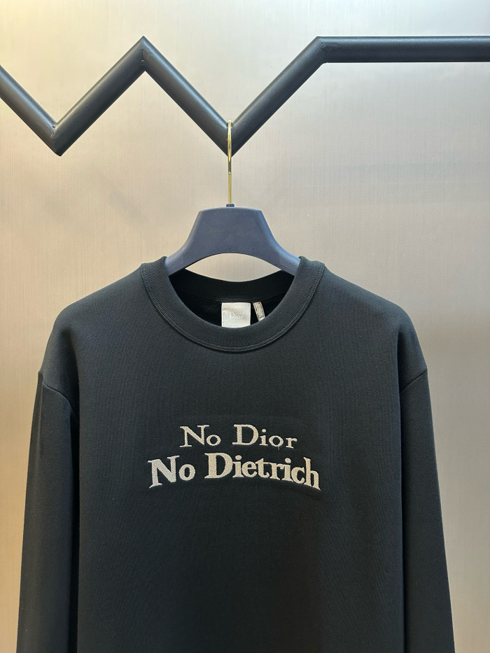 DIOR No Dior, No Dietrich SWEATSHIRTS FZWY2009