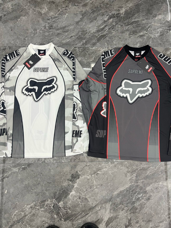 Supreme X Fox Racing 25FW DMX Jersey LS Tee FZTX5598