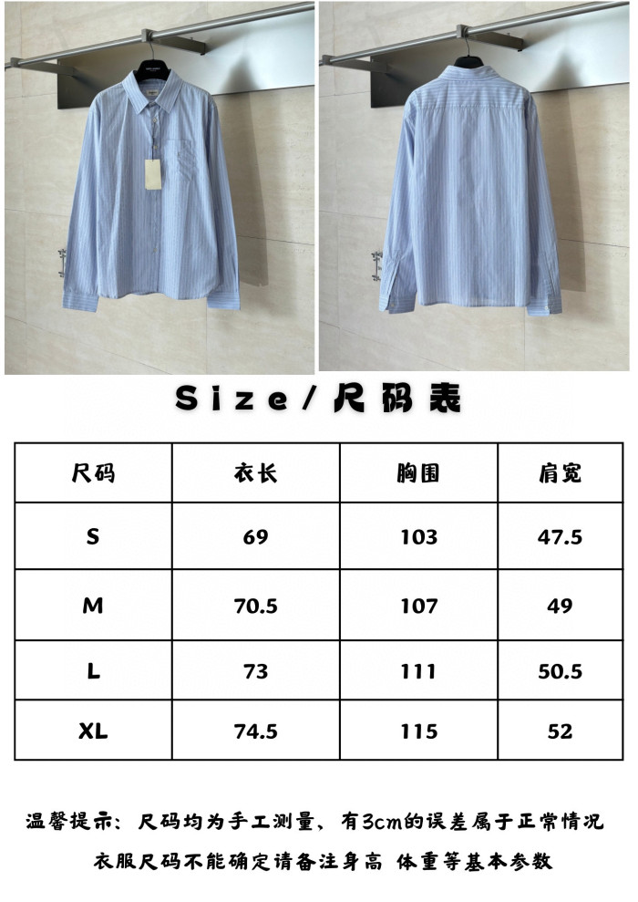 YSL SLP LE CASSANDRE shirts FZCS593