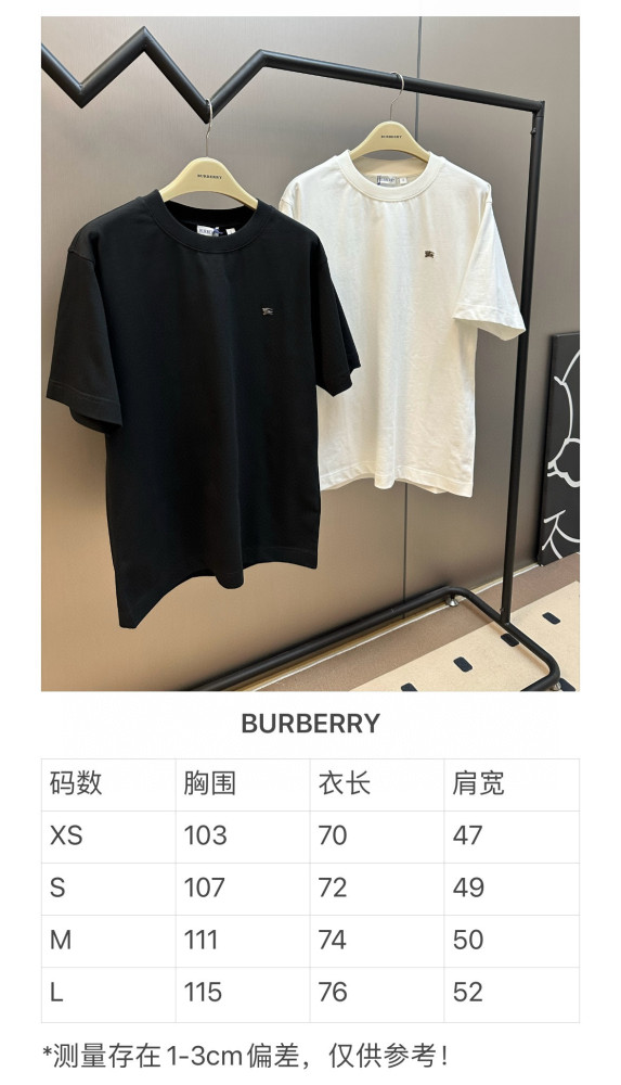 Burberry Metal EKD Cotton T-shirt FZTX5611
