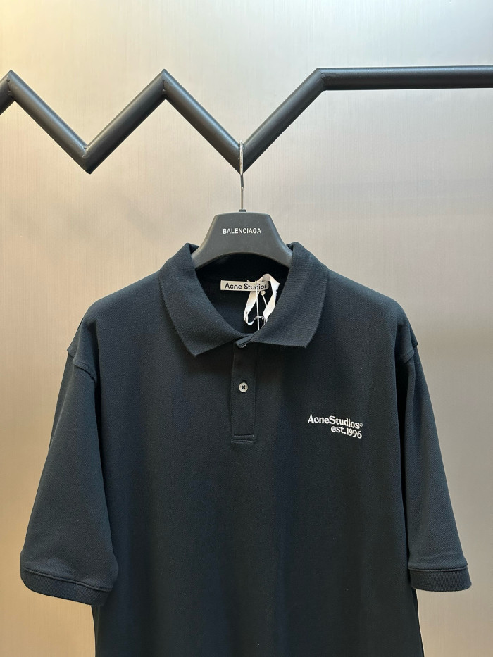 Acne studios logo polo t-shirt F7ZTX562