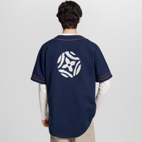 LV Polka Dots Baseball Jersey Shirts FZCS524