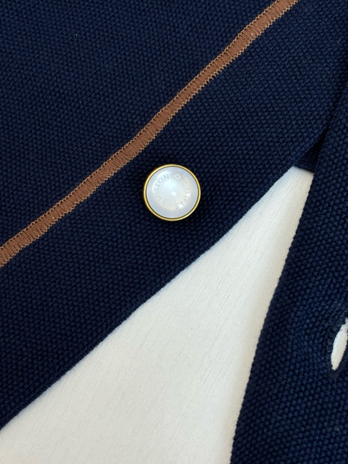 LV Polka Dots Baseball Jersey Shirts FZCS524