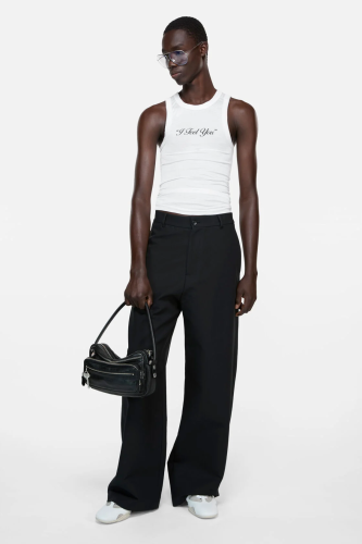 Acne studios Crinkled printed tanktop FZTX5646