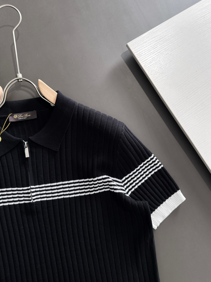 Loro Piana Knitted Polo Tee FZTX5660