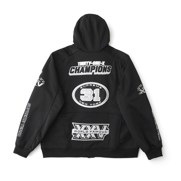 SUPREME FW25 WEEK16 Football Zip Up Hooded SWEATSHIRT FZWY2013