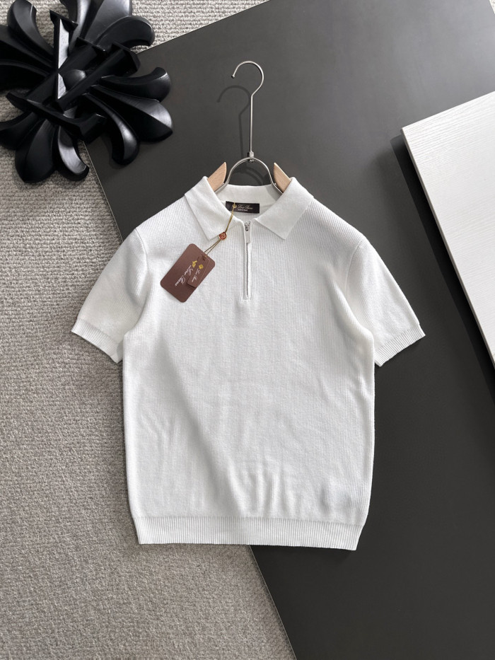 Loro Piana Knitted Polo Tee FZTX5659