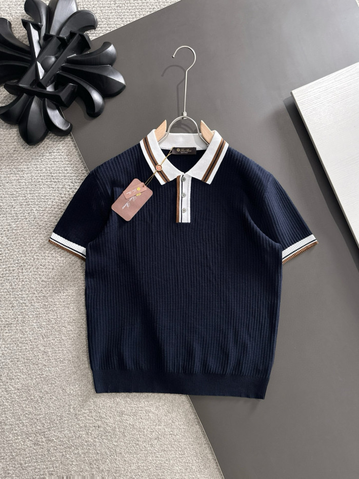 Loro Piana Knitted Polo Tee FZTX5654
