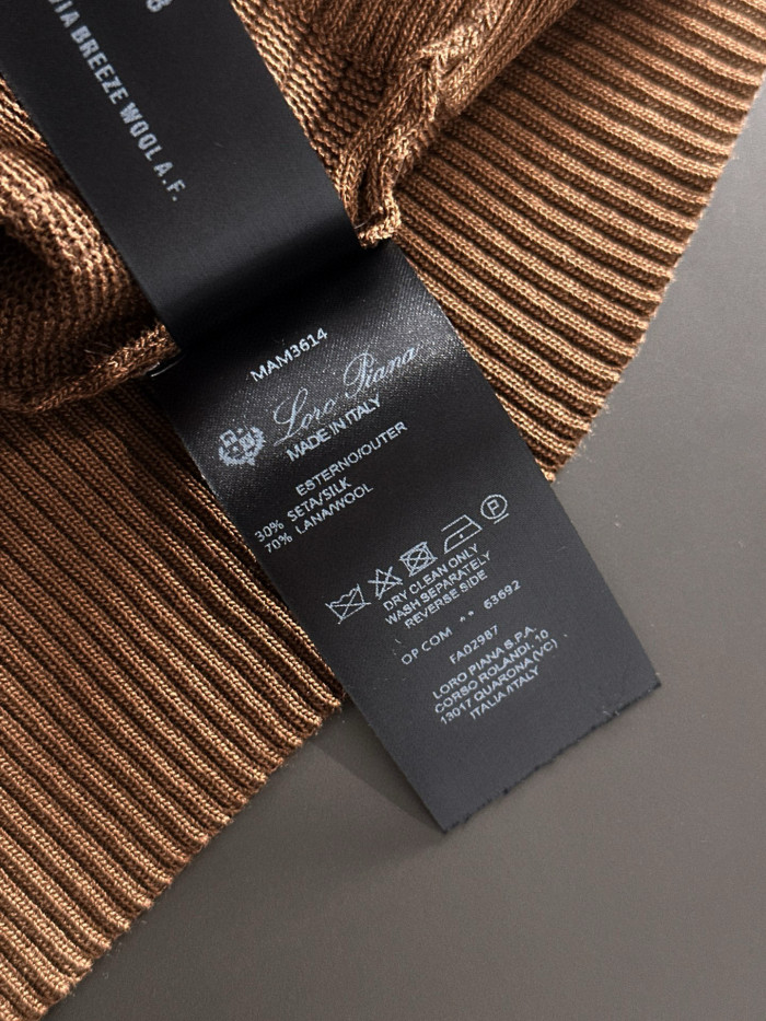 Loro Piana Knitted Polo Tee FZTX5654